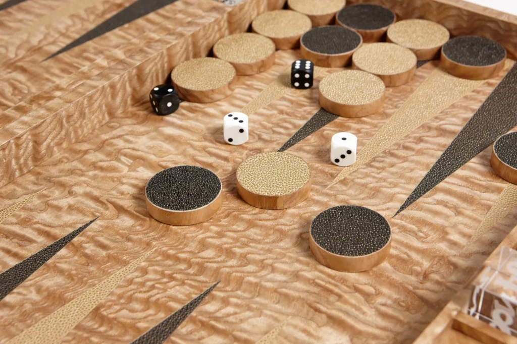 Greek Backgammon Board